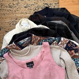 10 Item Vintage top/jacket bundle size M/L